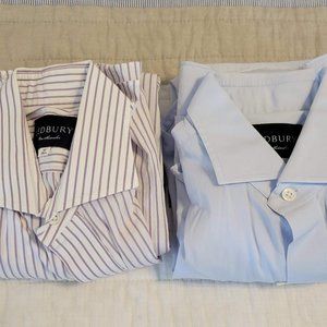 Two Ledbury men's dress shirts, size 15-32
